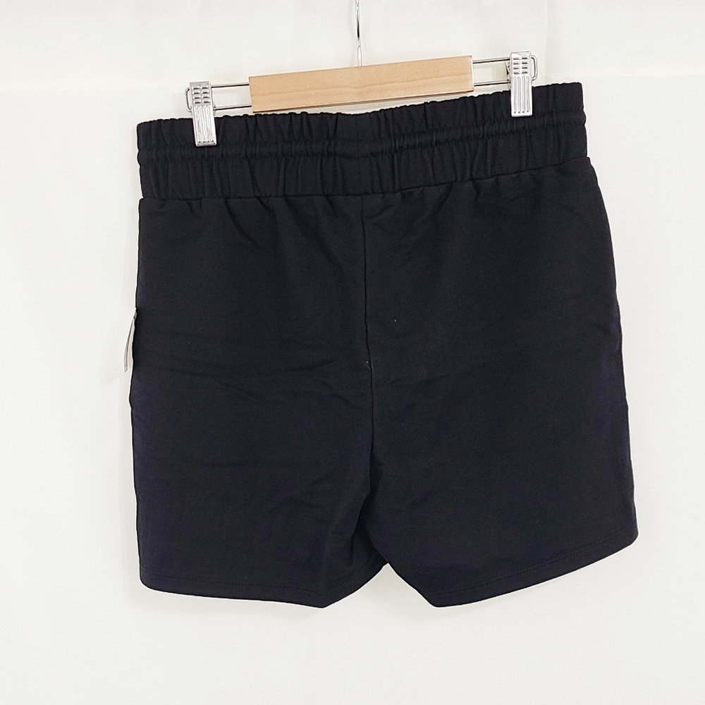 Free People Sunny Athleisure 2-pc. set Crop top and shorts black NEW - Picture 6 of 8